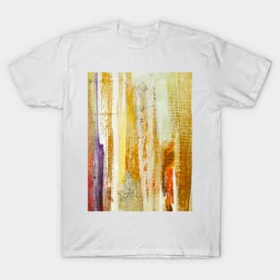 golden abstract painting T-Shirt